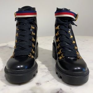 gucci ankle boot with sylvie web